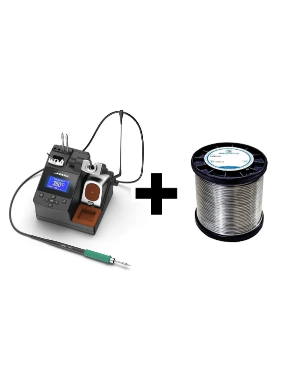 Elewant_Zestaw_Stacja_JBC_CD-2BQF+Cyna_1.0mm_Sn60Pb40