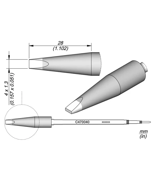 Elewant_Grot_wkrętakowy_4.00x1.30mm_JBC_C470040