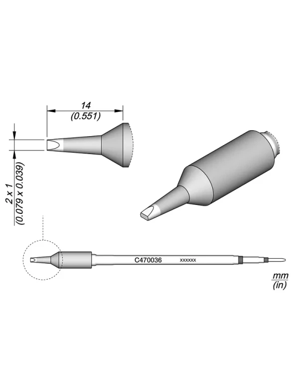 Elewant_Grot_wkrętakowy_2.00x1.00mm_JBC_C470036