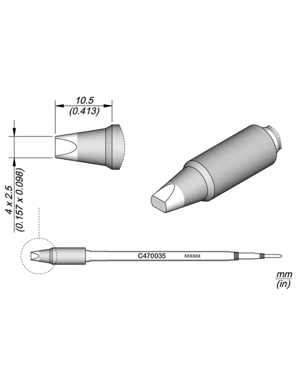 Elewant_Grot_wkrętakowy_4.00x2.50mm_JBC_C470035