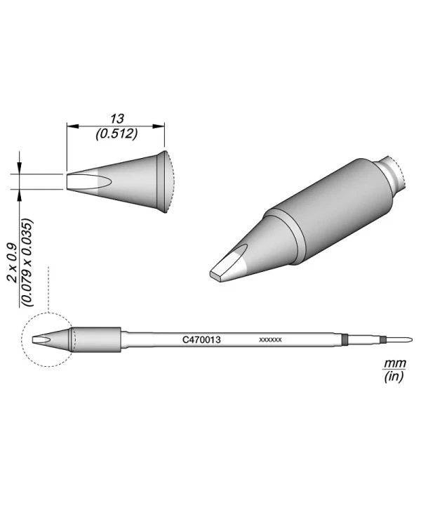 Elewant_Grot_wkrętakowy_2.00x0.90mm_JBC_C470013