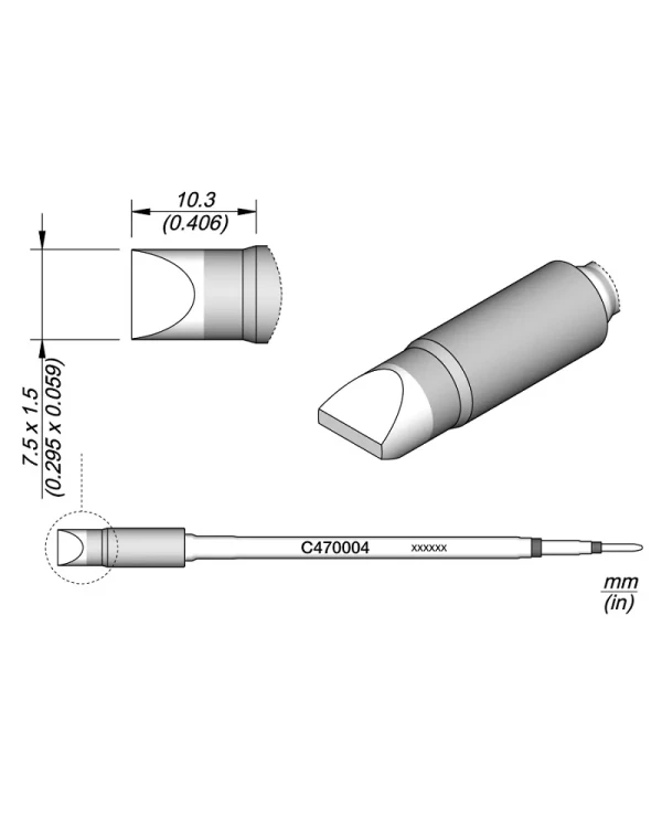 Elewant_Grot_wkrętakowy_7.50x1.50mm_JBC_C470004