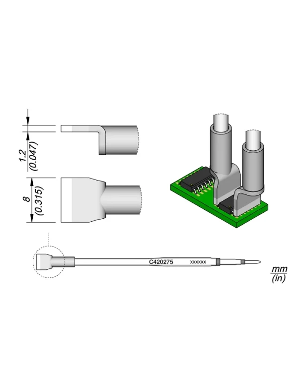 Elewant_Grot_łopatka_8.0x1.2mm_JBC_C420275