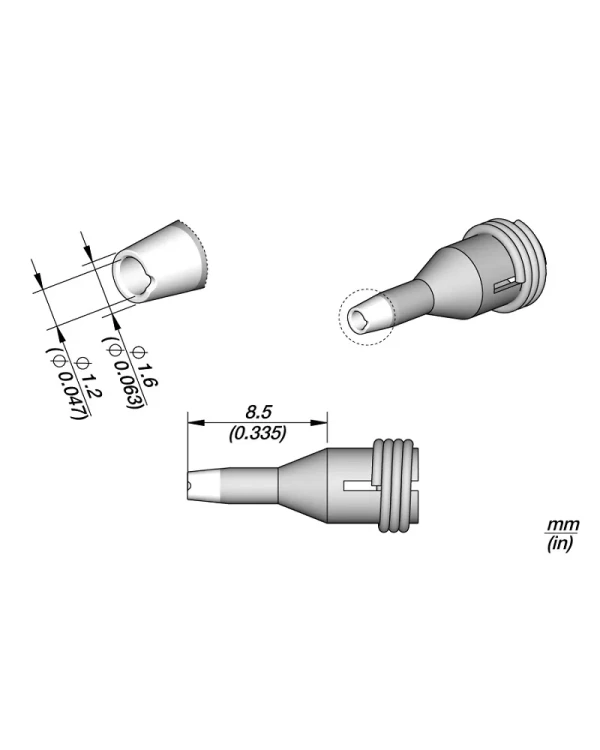 Elewant_Dysza_prosta_1.20mm_JBC_C360014x10szt
