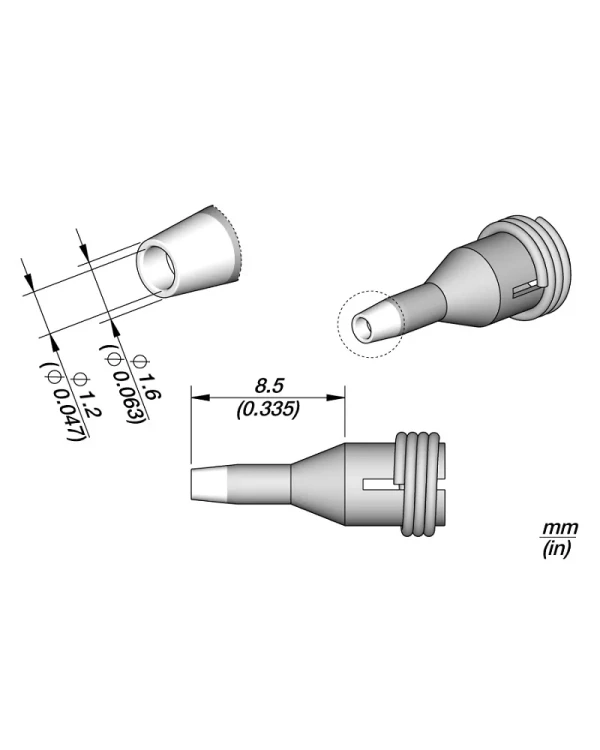 Elewant_Dysza_prosta_1.20mm_JBC_C360004_x10szt