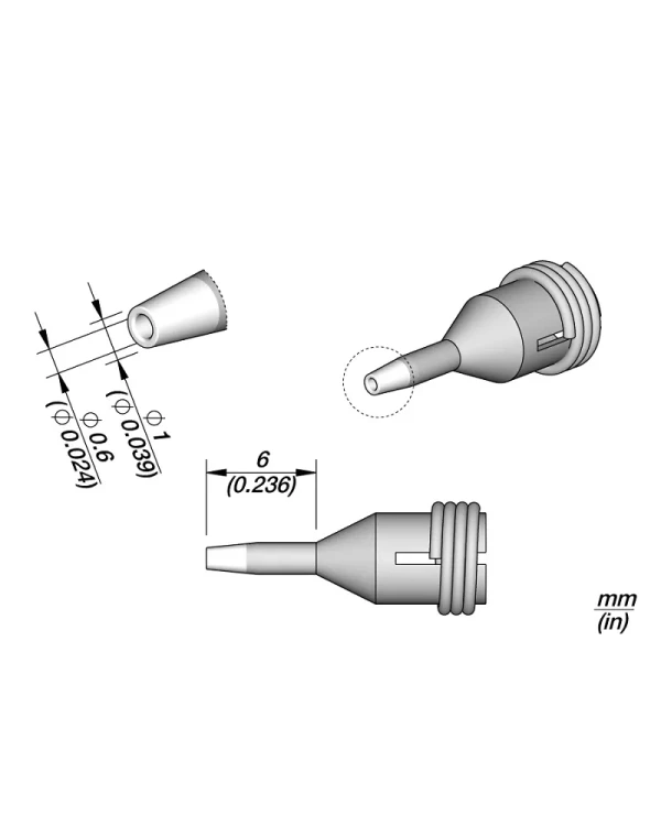 Elewant_Dysza_prosta_0.60mm_JBC_C360001_x10szt
