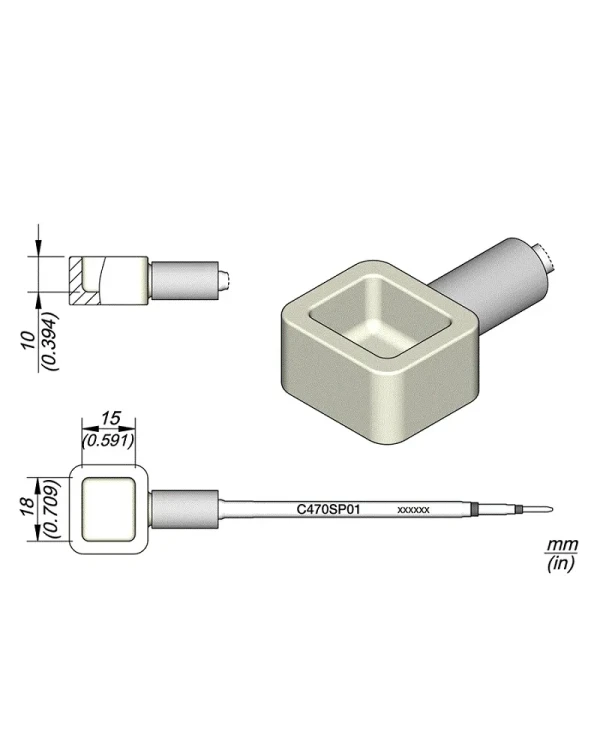 Elewant_Grot_tygiel_lutowniczy_18.00x15.00mm_JBC_C470SP01