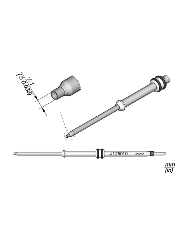 Elewant_Dysza_na_gorące_powietrze_prosta_1.00mm_JBC_J125010