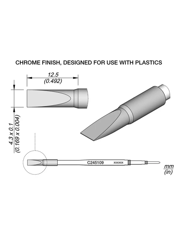 Elewant_Grot_chromowany_do_usuwania_powłoki_ochronnej_4.30x0.10mm_JBC_C245109.webp