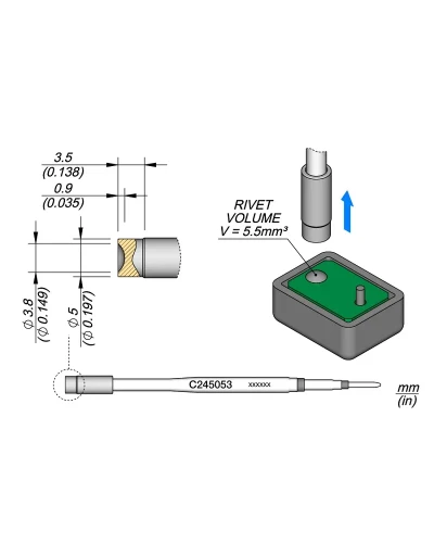 Elewant_Grot_do_nitów_z_tworzyw_sztucznych_3.80mm_JBC_C245053