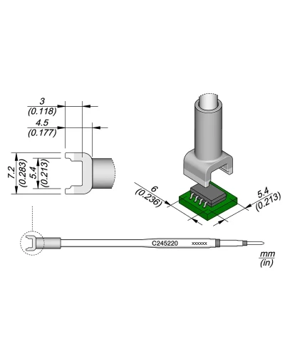 Elewant_Grot_podwójny_5.40x6.00mm_JBC_C245220_Long