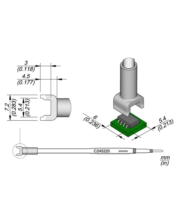 Elewant_Grot_podwójny_5.40x6.00mm_JBC_C245220_Long