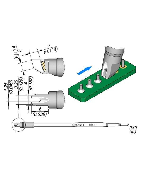 Elewant_Grot_do_elementów_przewlekanych_1.25mm_JBC_C245651_Long