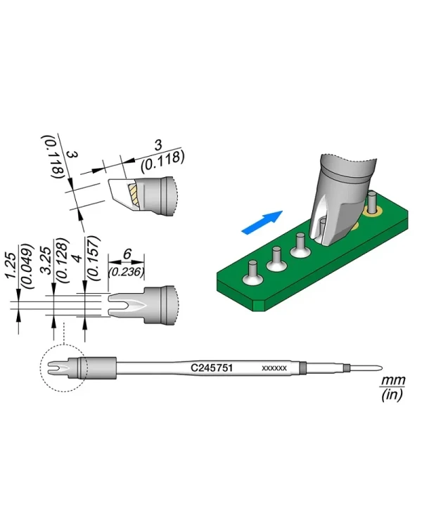 Elewant_Grot_do_elementów_przewlekanych_1.25mm_JBC_C245751