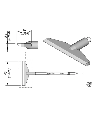 Elewant_Grot_łopatka_40.00x2.40mm_JBC_C245792