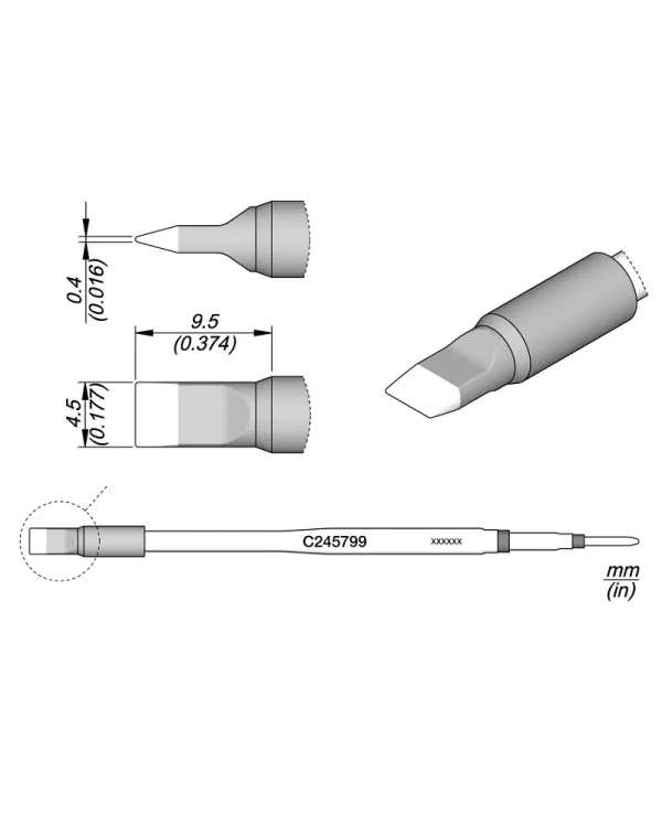 Elewant_Grot_wkrętakowy_4.50x0.40mm_JBC_C245799