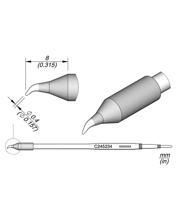 Grot_stożkowy_wygięty_0.40mm_JBC_C245234_Long