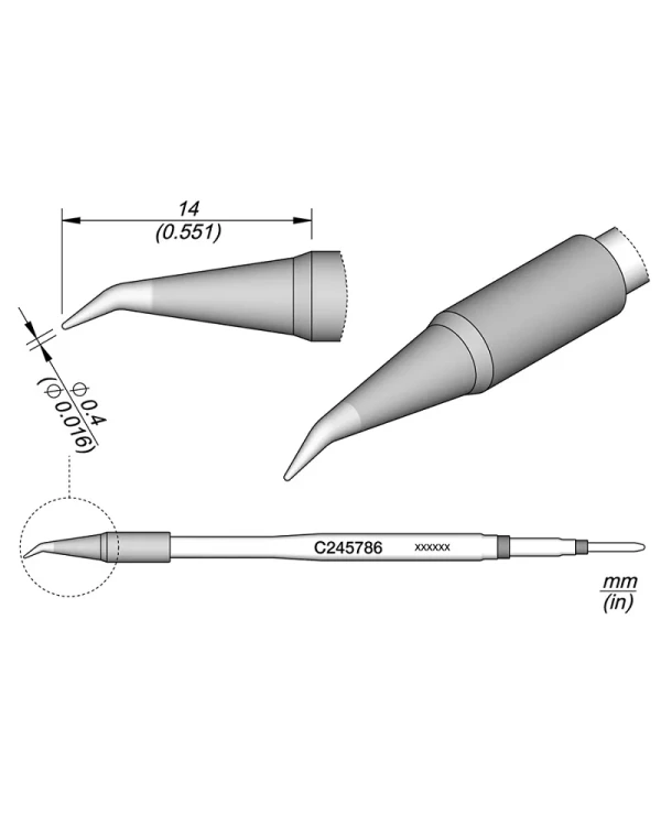 Grot_stozkowy_wygiety_0.40mm_JBC_C245786