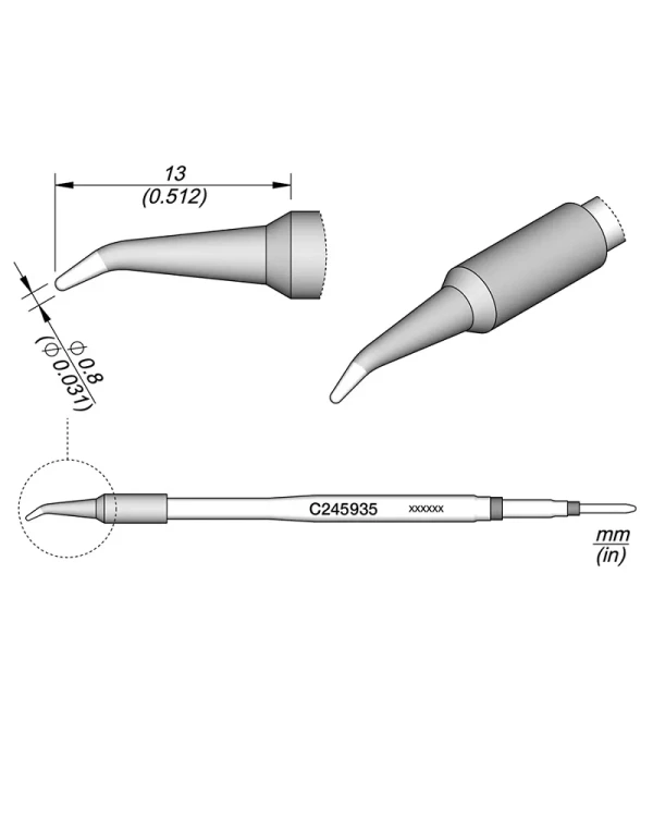Grot_stozkowy_wygiety_0.80mm_JBC_C245935