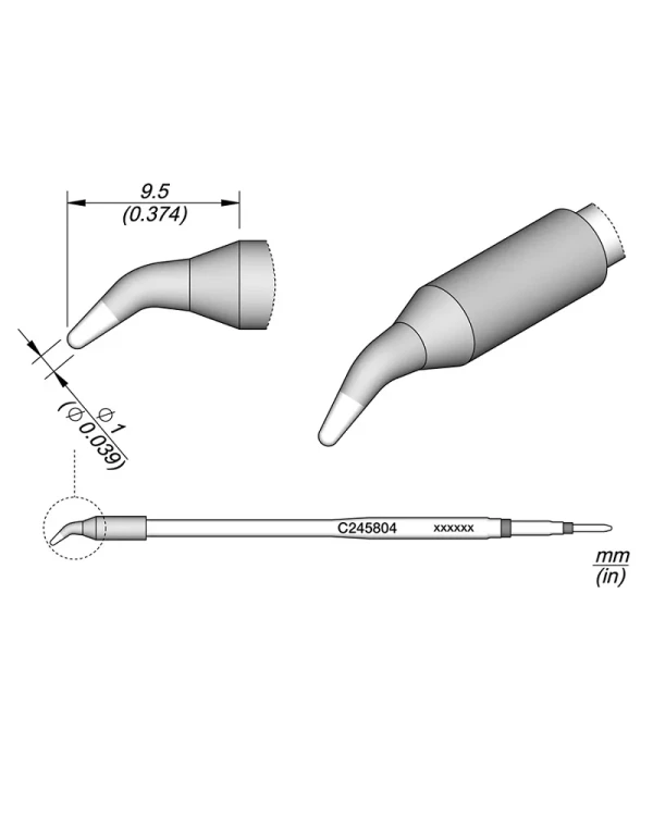 Grot_stozkowy_wygiety_1.00mm_JBC_C245804_Long