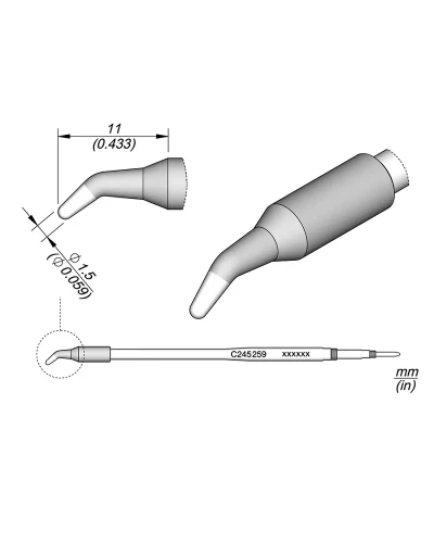Grot_stozkowy_wygiety_1.50mm_JBC_C245259