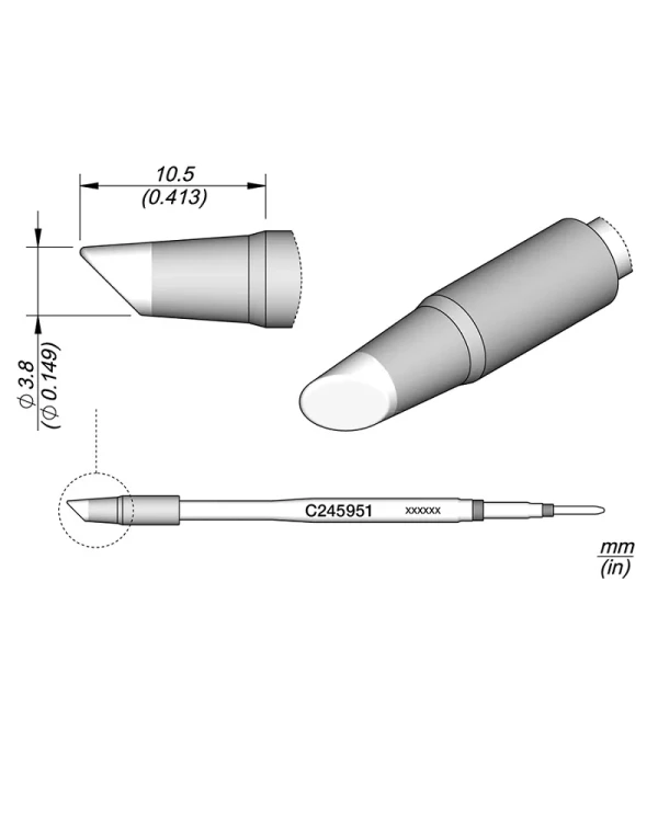Grot_stozkowy_sciety_3.80mm_JBC_C245951_High_Thermal