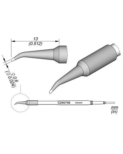 Grot_stozkowy_wygiety_sciety_0.60mm_JBC_C245749