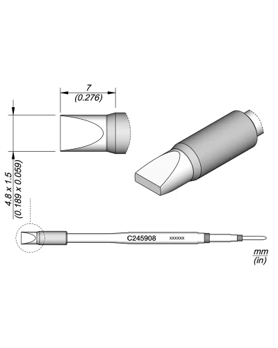Grot_wkretakowy_4.80x1.50mm_JBC_C245908_High_Thermal