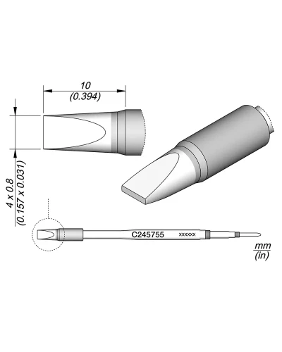 Grot_wkretakowy_4.00x0.80mm_JBC_C245755_High_Thermal