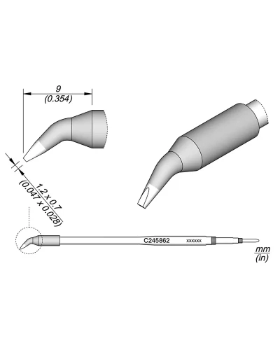 Grot_wkretakowy_wygiety_1.20x0.70mm_Long_JBC_C245862