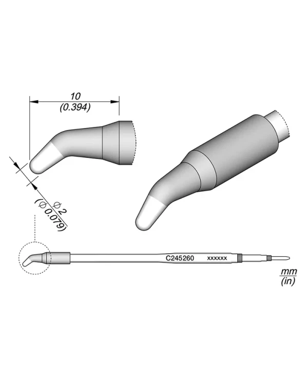 Grot_stozkowy_wygiety_2.00mm_HT_JBC_C245260