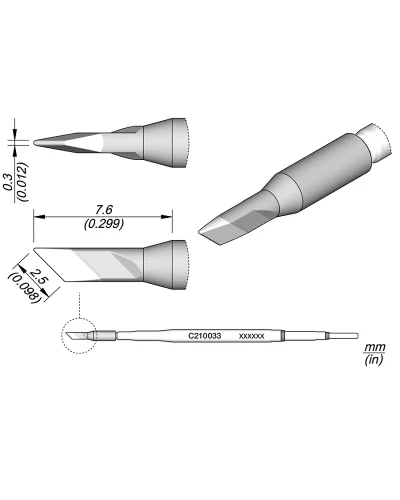 Grot_typu_noz_knife_2.50x0.30mm_JBC_C210033