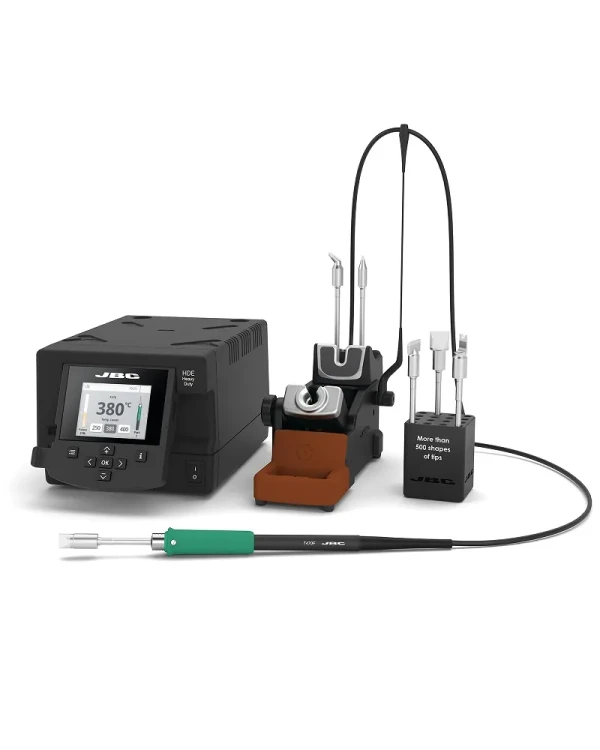 Stacja_lutownicza_kolba_T470F_podstawka_HDE_Heav_Duty_JBC_HDE-2E