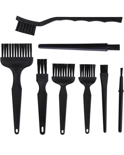 Elewant_Zestaw_8 szczotek_pedzli_ESD_antystatycznych_brush_antistatic_DIY_PCB_serwis_naprawa.webp